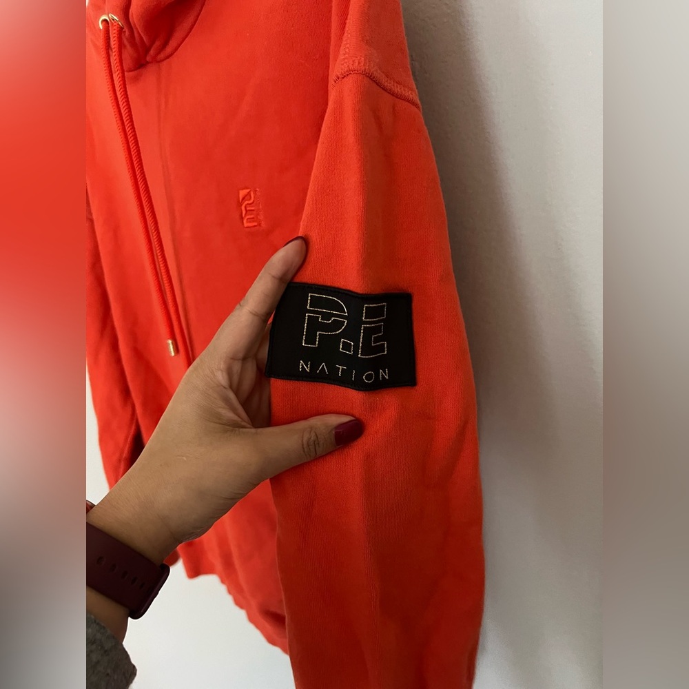 P.E Nation Primary Hoodie Sold Out Color: Cherry tomato size XS - Picture 5 of 9